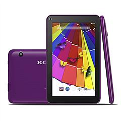 KOCASO 7-Inch Quad Core Tablet 512MB RAM/8GB HDD with Keyboard Case ~ in Purple Color