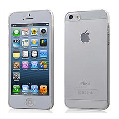 Clear Crystal Hard Snap-On Transparent Case Skin Cover (White) for iPhone 5