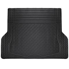 Universal Trunk Cargo PVC Floor Mat w/ Natural Rubber Material Heavy Duty Rubber Anti-Slipping Waterproof Easy Clean Cushion Kit