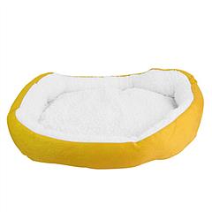 Pet Dog Bed Soft Warm Fleece Puppy Cat Bed Dog Cozy Nest Sofa Bed Cushion For S/M Dog