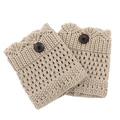Women Winter Crochet Knit Leg Warmers