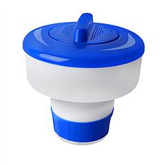 Floating Pool Chlorine Dispenser Chemical Holder Tablet Dispenser Floater For Indoor Outdoor Swimming Pools Spa Hot Tub