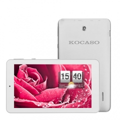 KOCASO 7-Inch Quad Core Android 4.4 1GB RAM 8GB ROM HD LCD Tablet ~ Silver color.
