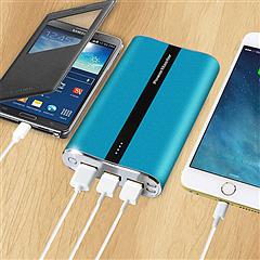 Portable Charger PowerMaster 20000mAh Power Bank Total 5.8A Output 3-USB Ports External
Battery Pack Portable Phone Charger for iPhone11/Pro/Max/8/X/