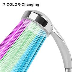 iMounTEK LED Shower Head Handheld Color-Changing Automatically Hydropower without Batteries