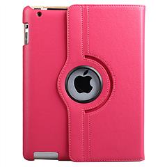 iPad 2 360° Rotating Magnetic Leather Case, Pink