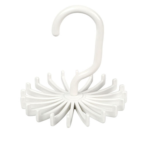 Twirl-a-Tie Tie Rack Organizer - 3 Pack Spinning Hangers, Holds Up To 20 Ties Each