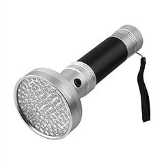 100-LED Blacklight Ultraviolet Detection Aluminum Flashlight