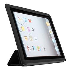 iPad 2 Smart Cover PU Leather Magnetic Case Stand Wake Up Sleep, black