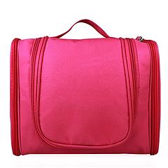 Travel Makeup Bags Portable Cosmetics Organizer Bag w/Hang Hook Handstrap Waterproof Toiletry Wash Bag for Women