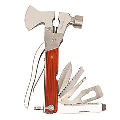 Outdoor Survival Multitool 7\'\' Folding Multifunctional Axe Hammer Plier Knife Tool Camping