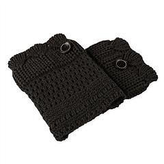 Women Winter Crochet Knit Leg Warmers