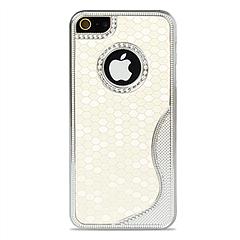 White Hexagon Style Hard Phone Case Cover Skin for Apple IPhone 5 5S 5C