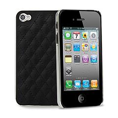 Soft Lambskin Leather Back Case Cover for iPhone 4/4S