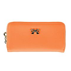 Women Wallet Ladies PU Leather Zip Clutch Wallet Large Capacity Long Purse W/ Card Slots Zippered Coin Pockets