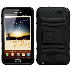 Rugged hybrid case belt clip holster with kickstand For Samsung Galaxy Note i9220/N7000/i717