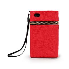 iPhone 4 Clutch Case Unique ZIPPER PU Leather Wallet Flip Hard Case Cover Card Holder For iPhone 4 4s