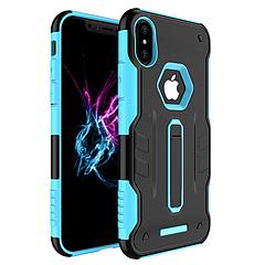 Rugged Phone Case for iPhone X Drop-protection Phone Case with Kickstand Heavy Duty Dual Layers Phone Protective Cover