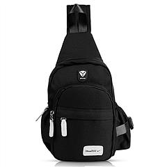 Unisex Sling Backpack Nylon Chest Shoulder Crossbody Bag Travel Sports Cycle Knapsack