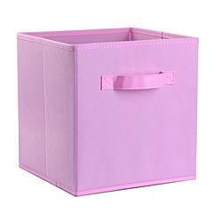 iMounTEK 4 Pack Foldable Storage Cube Bins Cloths Closet Space Organizer Basket Shelves Box for Clothes Toys Books Cabinet