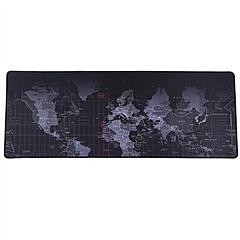 Large Gaming Mouse Pad Non-Slip Rubber Base Mousepad Durable Stitched Edges Smooth Surface World Map (World Map 31.0"x11.5"x3.0mm)