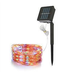 100 LEDs Solar String Lights Outdoor IP65 Waterproof Copper Wire String Lights Solar LED Fairy Lamps Wedding Party Festival