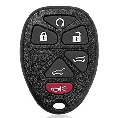 CA_ChevyKeylessRemote(2Pcs)_GPCT15052 Keyless Entry Car Key Remote Key Fob Case Button Pad Replacement for TAHOE Chevy 2007-2014 OUC60270 OUC60221