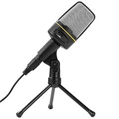 Pro Condenser Microphone w/ Tripod Stand Audio Studio Recording Desktop Mic Flexible Mic For Podcasting Broadcasting Gaming Chatting Webcasting w/3.5m