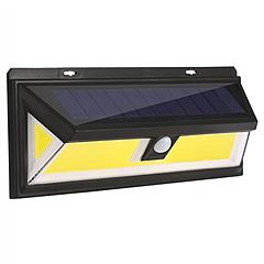 Solar Lights 180 LEDs Solar Wall Light Outdoor Motion Sensor Lamp IP65 Waterproof 120° Sensing 270°Wide Lighting Angle for Garage Garden Pathway