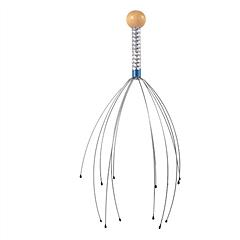 Scalp Massager Handheld Head Massage Tool Pain Stress Relief Hair Scratcher Head Neck Ankle Relaxer for Home Spa Travelling