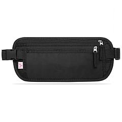 Travel Money Belt Waist Bag Pack RFID Blocking Anti-Theft Waist Pouch Waterproof for Men Women