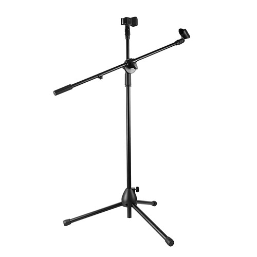 Microphone Stands Tripod Boom Mic Holders Adjustable Arm Height ...
