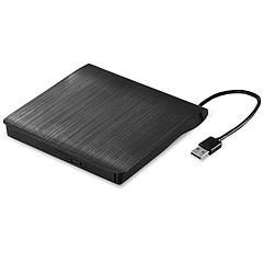 External CD DVD Drive USB 3.0 Slim DVD-RW Drive Superdrive Burner Writer High Speed Data Transfer USB Optical Drives Players for PC Desktop Laptop Win