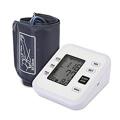Arm Blood Pressure Monitor with Adjustable Cuff (8.7in-12.6in) Irregular Heartbeat Detector Voice Broadcast 2Users 99 Memories LCD Display CE FDA Appr