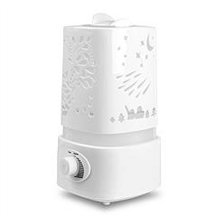 1500ml Ultrasonic Aroma Essential Oil Diffuser Air Humidifier w/7 Color LED Lights Waterless Auto Off Delicate Carve Patterns for Office Home Room Stu