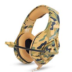 Gaming Headsets Noise Isolation Volume Adjustment Stereo Earmuffs w/ Microphone 3.5mm Plug Adapter 7.4ft Cord Over-ear Headphones for Game Lovers