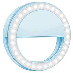 Selfie Ring Light 36 LEDs Ring Fill Light Clip for for iPhone Xs Max/XR Galaxy S10 Plus Tablet