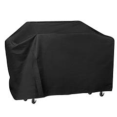 57-inch BBQ Grill Cover Weather Resistant Outdoor Barbeque Grill Covers UV Resistant w/ PU Coating Adjustable Strap Fasteners for Charcoal Gas Electri