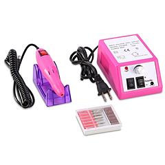 Professional Acrylic Nail Drill Machine 20000RPM Electric Handpiece w/6 Bits Cuticle Grinder Manicure Pedicure Polishing File Kit US UK Plug for Home 