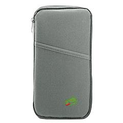 Travel Passport Wallet 12Cells Ticket ID Credit Card Holder Water Repellent Documents Phone Organizer Zipper Case Business Trip Daily Use