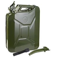 20L Gas Can 5 Gallon Spill Proof Gasoline Fuel Jerry Can Heavy Duty Steel
