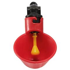 20 Pack Chicken Waterer Automatic Poultry Waterer Chicken Drinker Cups w/Mounting Joint  for Chicken Poultry