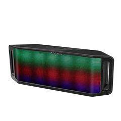 KOCASO LED Wireless Speaker Dynamic Multicolor Hands-free FM Radio USB MMC Reading Aux In for Party Camping Travel