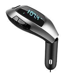 Car FM Wireless Transmitter USB Charge Hands-free Call MP3 Player Supports U Disk TF Card Reading