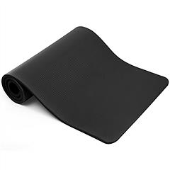0.6-inch Thick Yoga Mat Anti-Tear High Density NBR Exercise Mat Anti-Slip Fitness Mat for Pilates Workout Cushion w/Carrying Strap Storage Bag