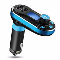 Car Wireless FM Transmitter Dual USB Charger Hands-free Call MP3 Player Aux-in LED Display Remote Controller