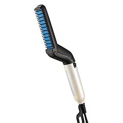 Beard Hair Straightener Quick Straightening Heat Comb for Men Electric Hair Styling Comb Electric Hair Tool for Home Travel Use