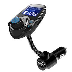 iMounTek Car Wireless FM Transmitter Fast USB Charge Hands-free Call Car MP3 Player AUX Input