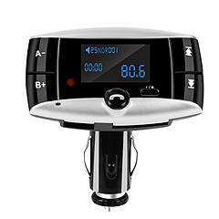 Car Wireless FM Transmitter USB Charger Hands-free Call MP3 Player SD Card Reading Aux-in LED Display Remote Controller