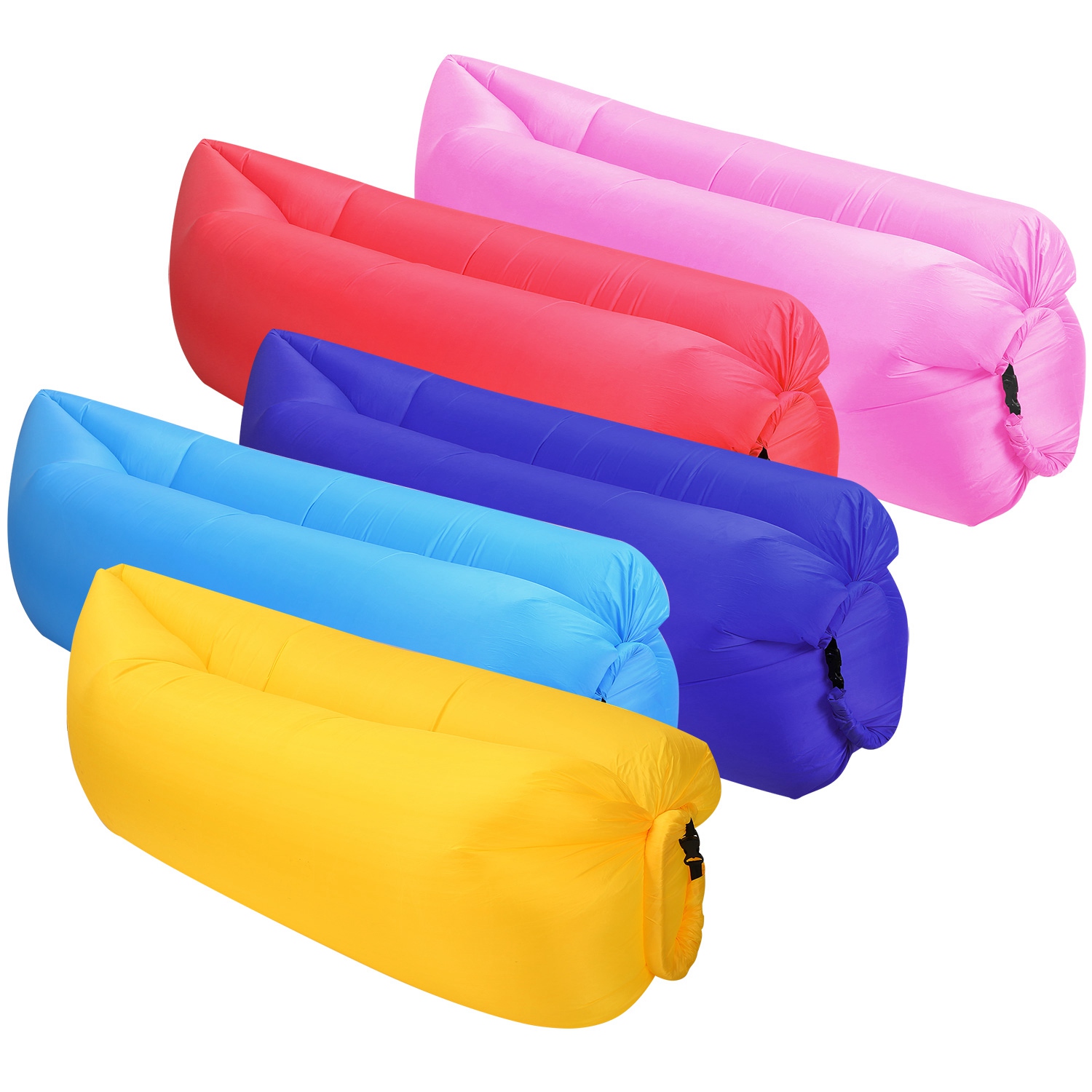 Inflatable Lounger Air Sofa Lazy Bed Sofa w/ Portable Organizing Bag ...